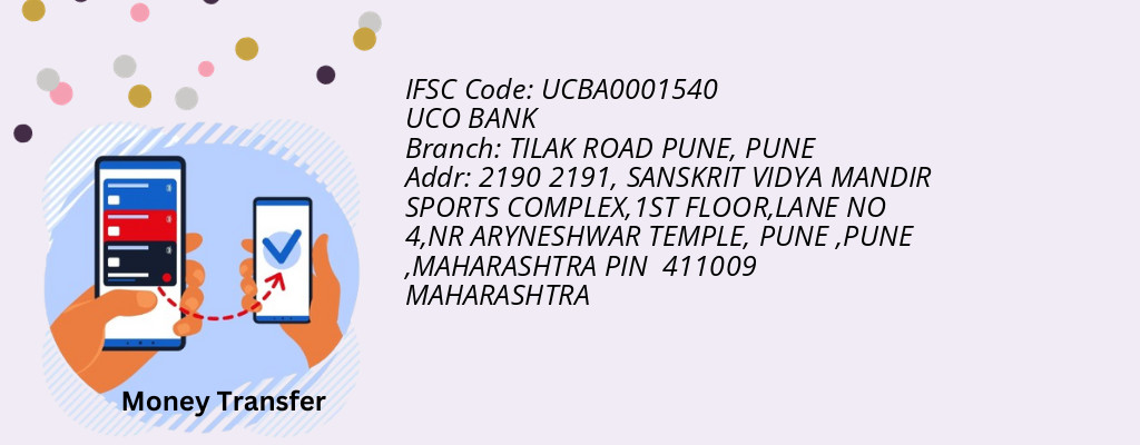 Find UCO BANK IFSC Code PUNE - TILAK ROAD PUNE Branch