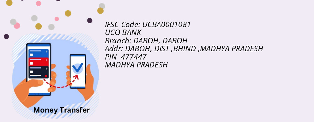 Find UCO BANK IFSC Code DABOH - DABOH Branch