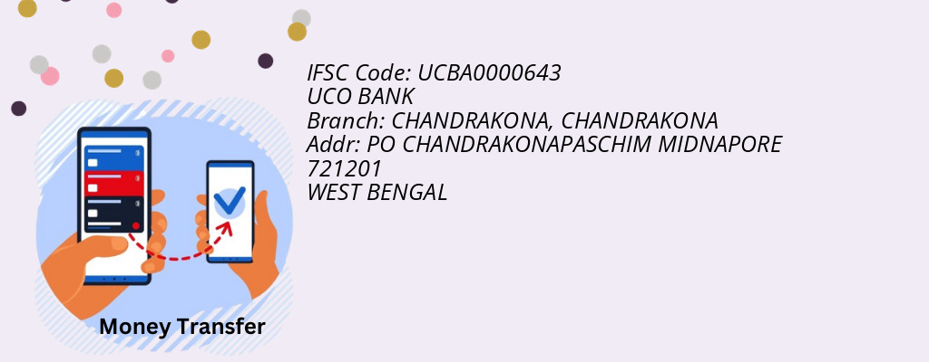 Find UCO BANK IFSC Code CHANDRAKONA - CHANDRAKONA Branch