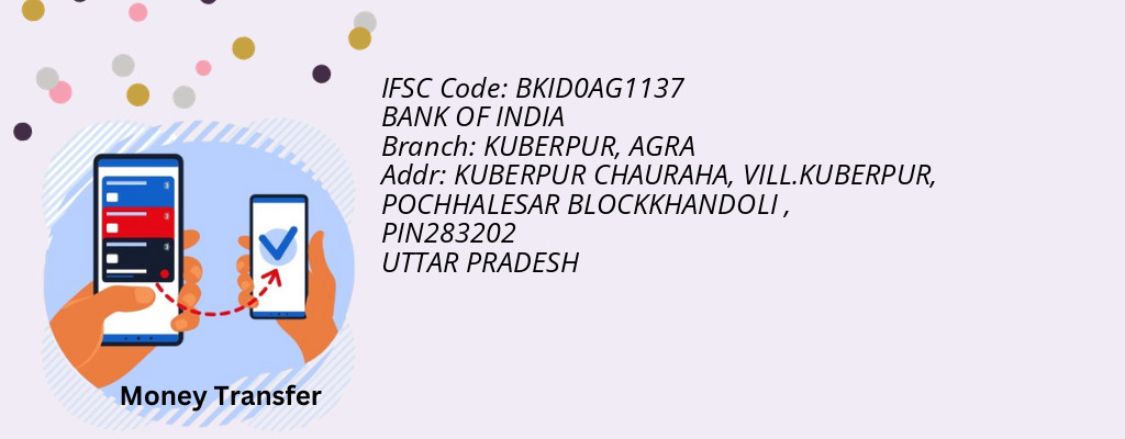 Find BANK OF INDIA IFSC Code AGRA - KUBERPUR Branch Find BANK OF INDIA IFSC Code AGRA - KUBERPUR Branch