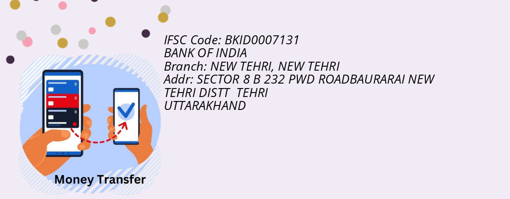 Find BANK OF INDIA IFSC Code NEW TEHRI - NEW TEHRI Branch Find BANK OF INDIA IFSC Code NEW TEHRI - NEW TEHRI Branch