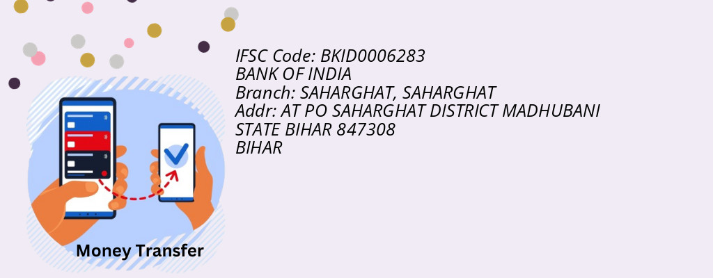 Find BANK OF INDIA IFSC Code SAHARGHAT - SAHARGHAT Branch