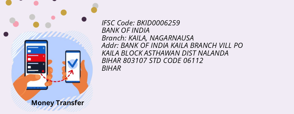 Find BANK OF INDIA IFSC Code NAGARNAUSA - KAILA Branch