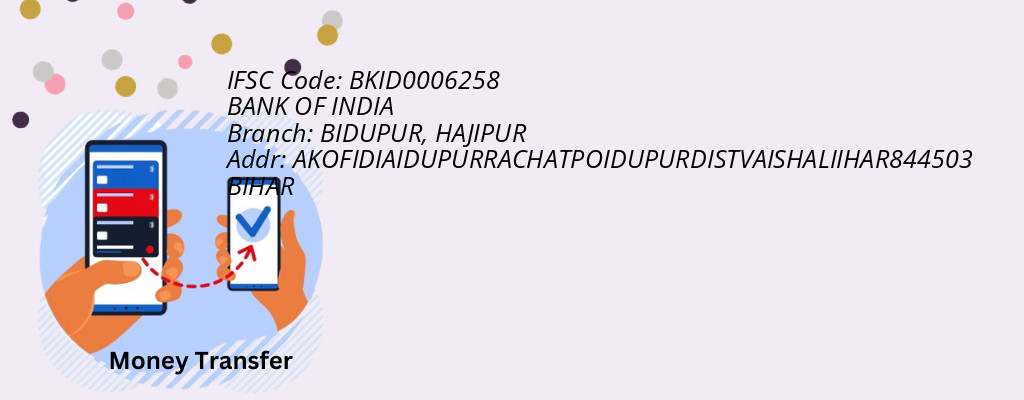 Find BANK OF INDIA IFSC Code HAJIPUR - BIDUPUR Branch