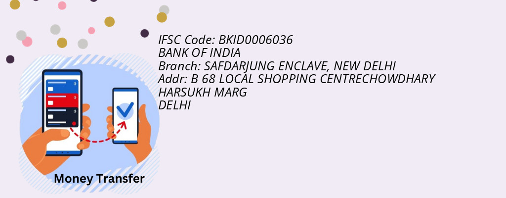 Find BANK OF INDIA IFSC Code NEW DELHI - SAFDARJUNG ENCLAVE Branch