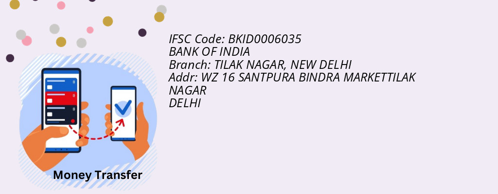 Find BANK OF INDIA IFSC Code NEW DELHI - TILAK NAGAR Branch