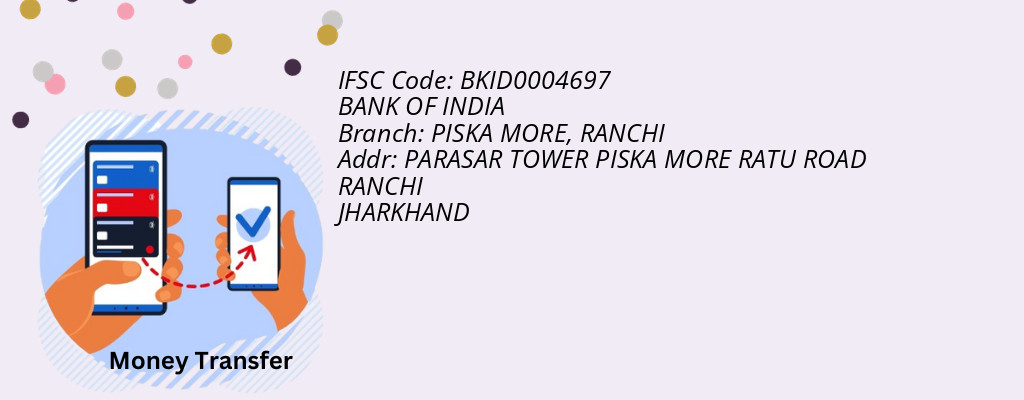 Find BANK OF INDIA IFSC Code RANCHI - PISKA MORE Branch Find BANK OF INDIA IFSC Code RANCHI - PISKA MORE Branch