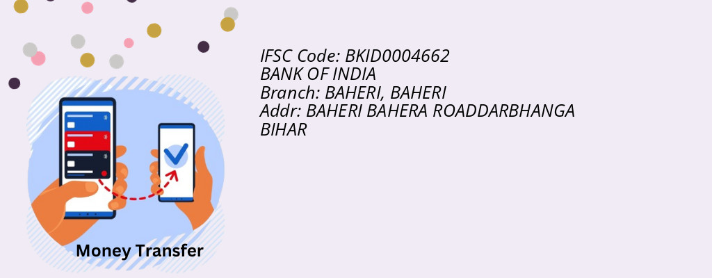 Find BANK OF INDIA IFSC Code BAHERI - BAHERI Branch