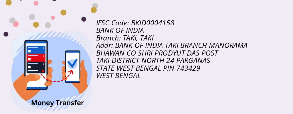 Find BANK OF INDIA IFSC Code TAKI - TAKI Branch Find BANK OF INDIA IFSC Code TAKI - TAKI Branch