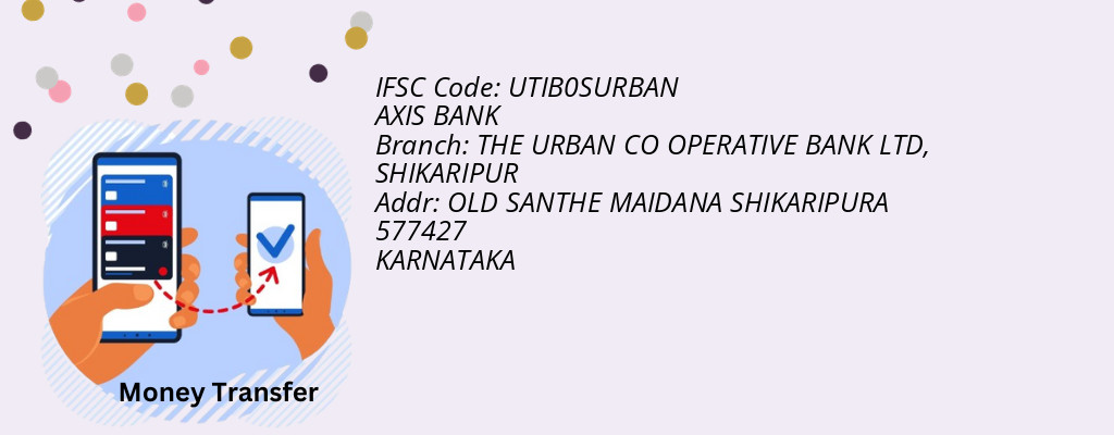 Find AXIS BANK IFSC Code SHIKARIPUR - THE URBAN CO OPERATIVE BANK LTD Branch