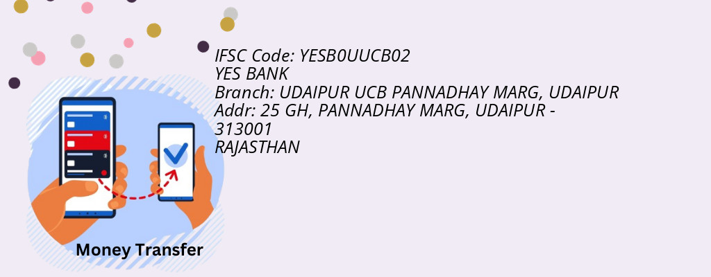 Find YES BANK IFSC Code UDAIPUR - UDAIPUR UCB PANNADHAY MARG Branch Find YES BANK IFSC Code UDAIPUR - UDAIPUR UCB PANNADHAY MARG Branch