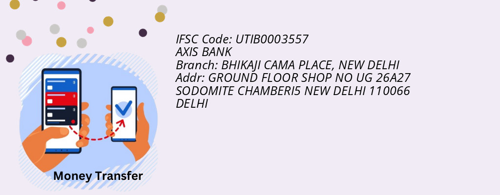 Find AXIS BANK IFSC Code NEW DELHI - BHIKAJI CAMA PLACE Branch Find AXIS BANK IFSC Code NEW DELHI - BHIKAJI CAMA PLACE Branch