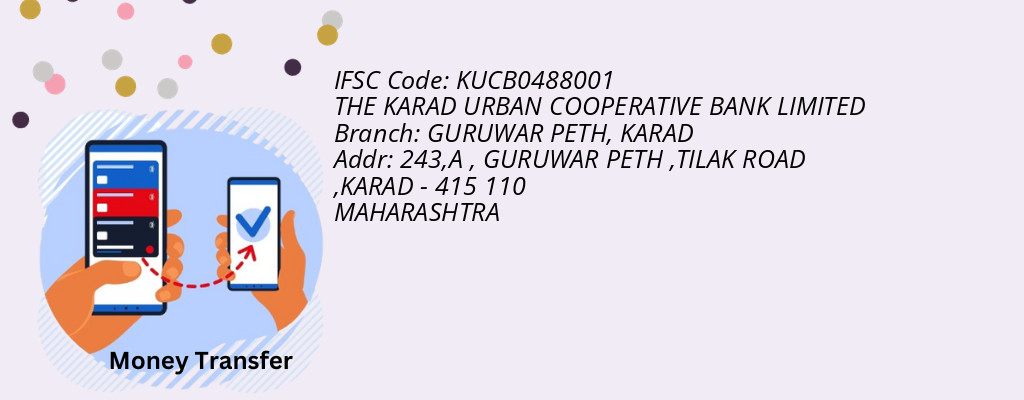 Find THE KARAD URBAN COOPERATIVE BANK IFSC Code KARAD - GURUWAR PETH Branch