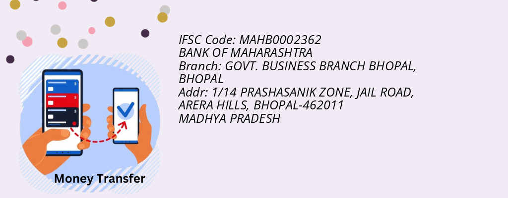 Find BANK OF MAHARASHTRA IFSC Code BHOPAL - GOVT. BUSINESS BRANCH BHOPAL Branch Find BANK OF MAHARASHTRA IFSC Code BHOPAL - GOVT. BUSINESS BRANCH BHOPAL Branch
