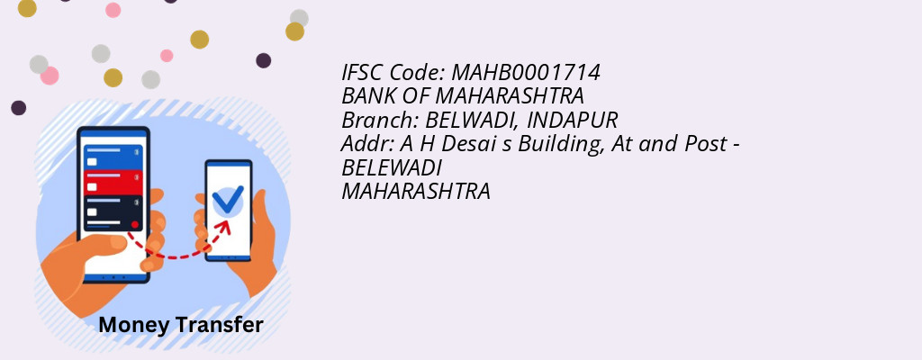 Find BANK OF MAHARASHTRA IFSC Code INDAPUR - BELWADI Branch Find BANK OF MAHARASHTRA IFSC Code INDAPUR - BELWADI Branch