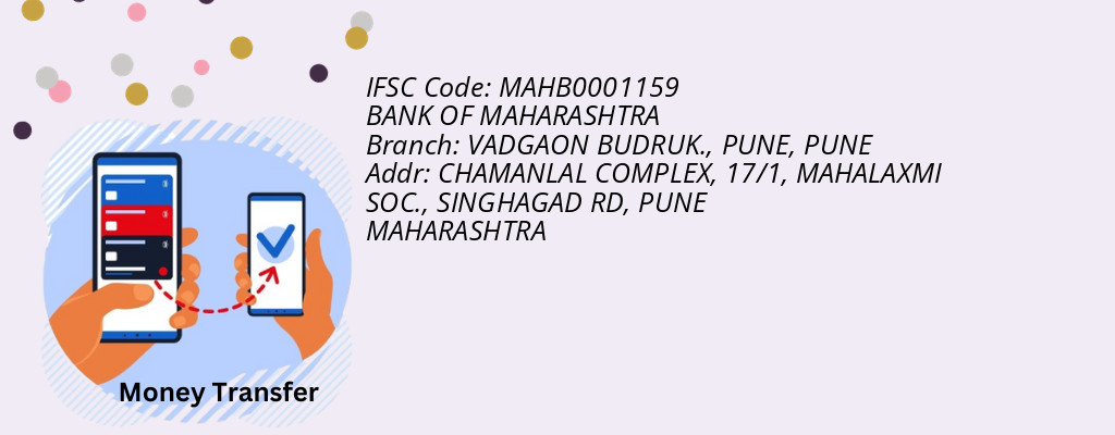 Find BANK OF MAHARASHTRA IFSC Code PUNE - VADGAON BUDRUK., PUNE Branch Find BANK OF MAHARASHTRA IFSC Code PUNE - VADGAON BUDRUK., PUNE Branch