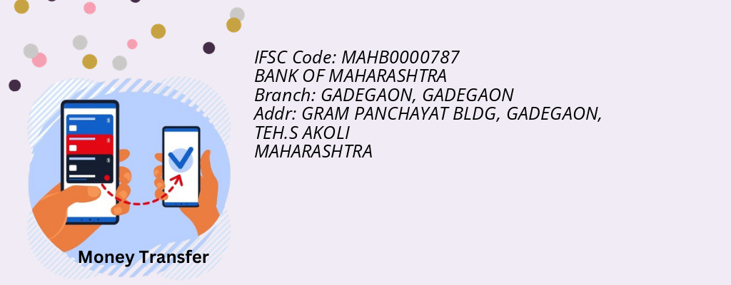 Find BANK OF MAHARASHTRA IFSC Code GADEGAON - GADEGAON Branch
