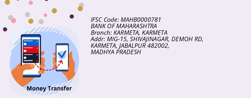 Find BANK OF MAHARASHTRA IFSC Code KARMETA - KARMETA Branch Find BANK OF MAHARASHTRA IFSC Code KARMETA - KARMETA Branch