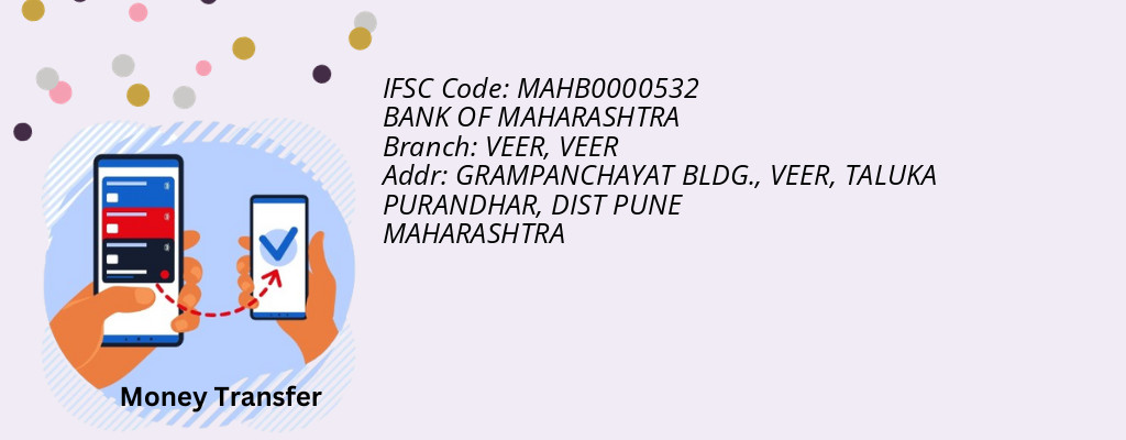 Find BANK OF MAHARASHTRA IFSC Code VEER - VEER Branch