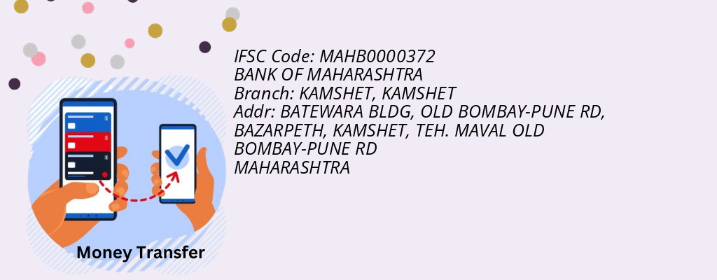 Find BANK OF MAHARASHTRA IFSC Code KAMSHET - KAMSHET Branch Find BANK OF MAHARASHTRA IFSC Code KAMSHET - KAMSHET Branch