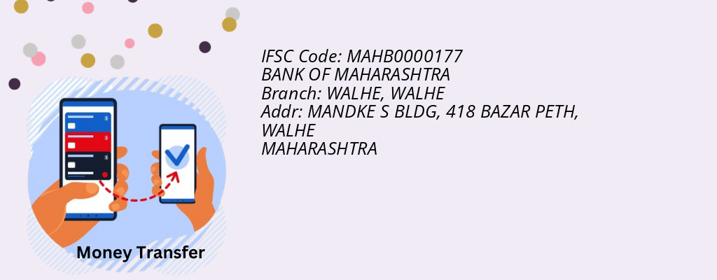 Find BANK OF MAHARASHTRA IFSC Code WALHE - WALHE Branch