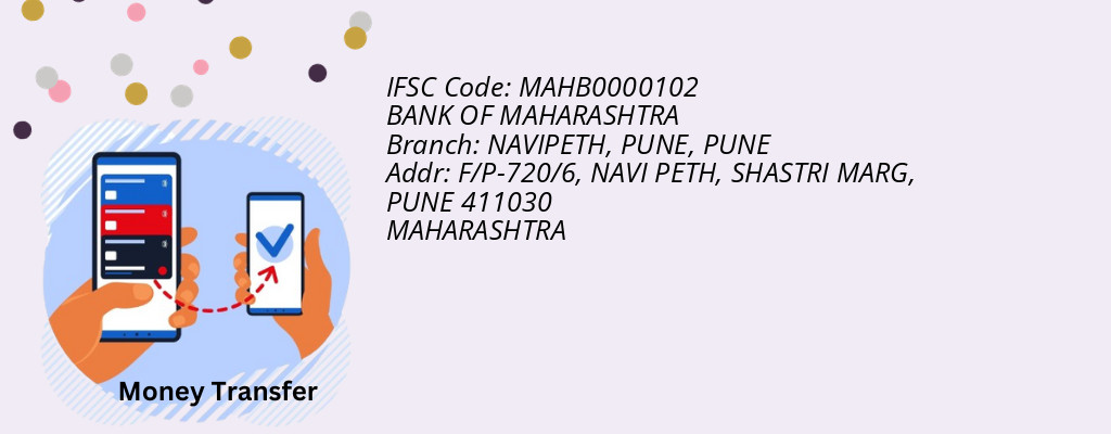 Find BANK OF MAHARASHTRA IFSC Code PUNE - NAVIPETH, PUNE Branch