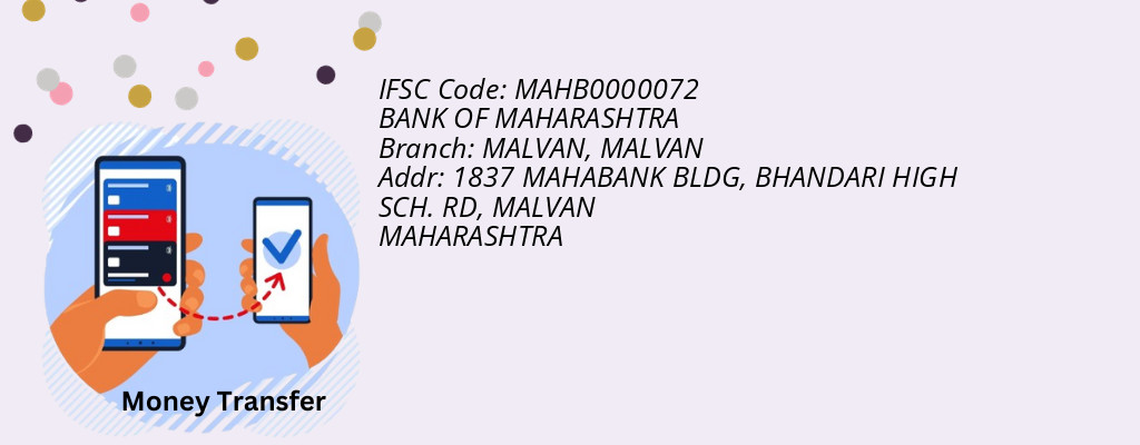 Find BANK OF MAHARASHTRA IFSC Code MALVAN - MALVAN Branch Find BANK OF MAHARASHTRA IFSC Code MALVAN - MALVAN Branch