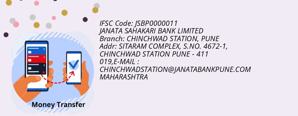 Find JANATA SAHAKARI BANK IFSC Code PUNE - CHINCHWAD STATION Branch Find JANATA SAHAKARI BANK IFSC Code PUNE - CHINCHWAD STATION Branch