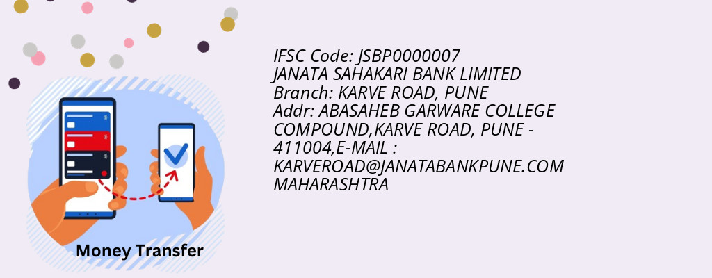 Find JANATA SAHAKARI BANK IFSC Code PUNE - KARVE ROAD Branch Find JANATA SAHAKARI BANK IFSC Code PUNE - KARVE ROAD Branch