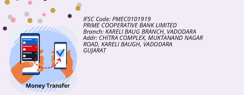 Find PRIME COOPERATIVE BANK IFSC Code VADODARA - KARELI BAUG BRANCH Branch Find PRIME COOPERATIVE BANK IFSC Code VADODARA - KARELI BAUG BRANCH Branch