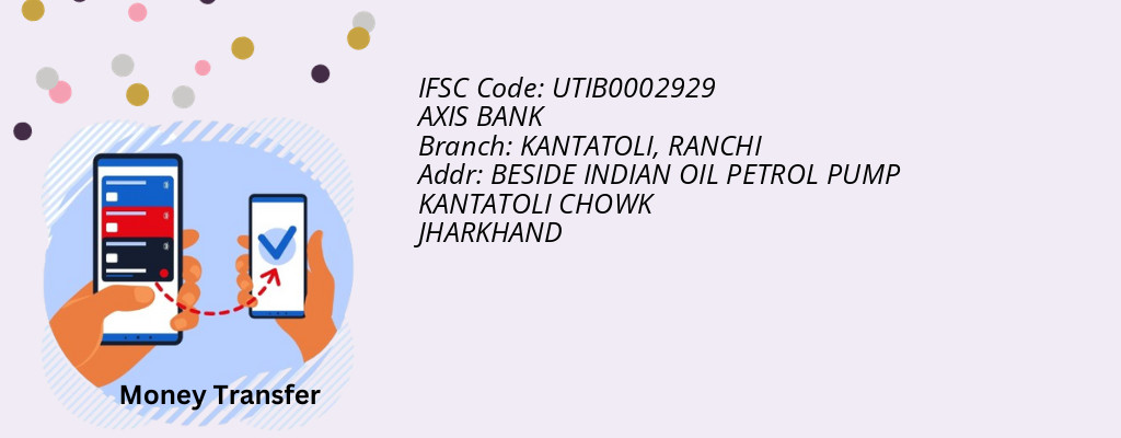 Find AXIS BANK IFSC Code RANCHI - KANTATOLI Branch