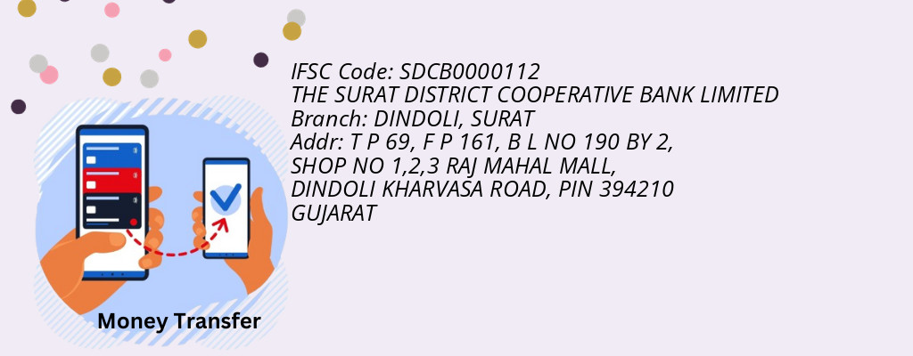 Find THE SURAT DISTRICT COOPERATIVE BANK IFSC Code SURAT - DINDOLI Branch Find THE SURAT DISTRICT COOPERATIVE BANK IFSC Code SURAT - DINDOLI Branch