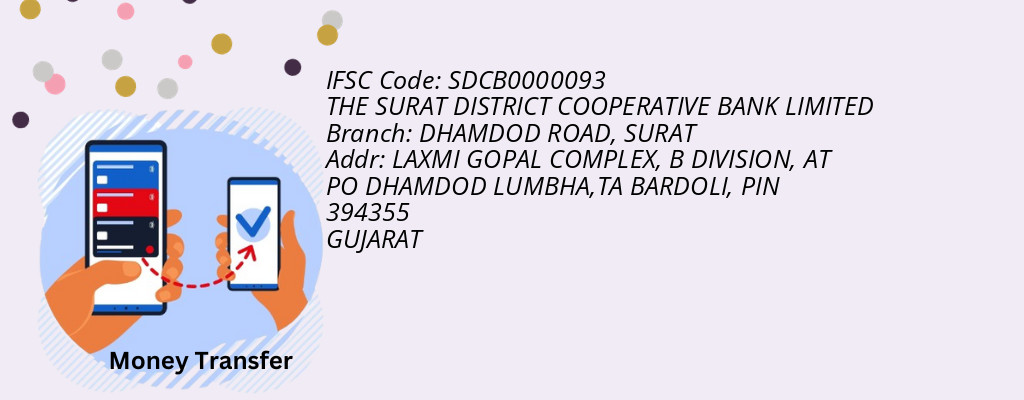 Find THE SURAT DISTRICT COOPERATIVE BANK IFSC Code SURAT - DHAMDOD ROAD Branch Find THE SURAT DISTRICT COOPERATIVE BANK IFSC Code SURAT - DHAMDOD ROAD Branch