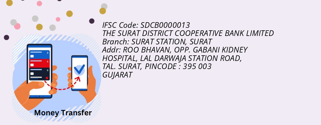Find THE SURAT DISTRICT COOPERATIVE BANK IFSC Code SURAT - SURAT STATION Branch Find THE SURAT DISTRICT COOPERATIVE BANK IFSC Code SURAT - SURAT STATION Branch