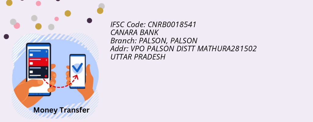 Find CANARA BANK IFSC Code PALSON - PALSON Branch