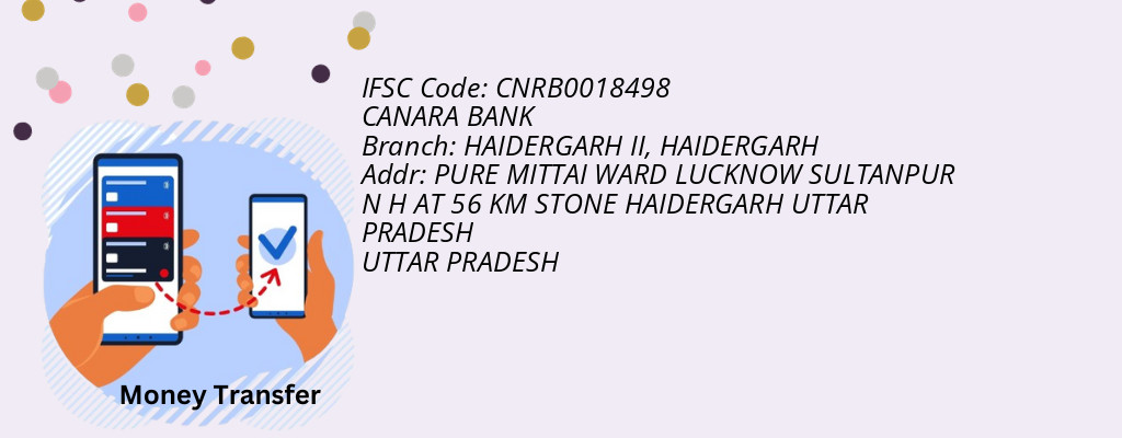 Find CANARA BANK IFSC Code HAIDERGARH - HAIDERGARH II Branch Find CANARA BANK IFSC Code HAIDERGARH - HAIDERGARH II Branch