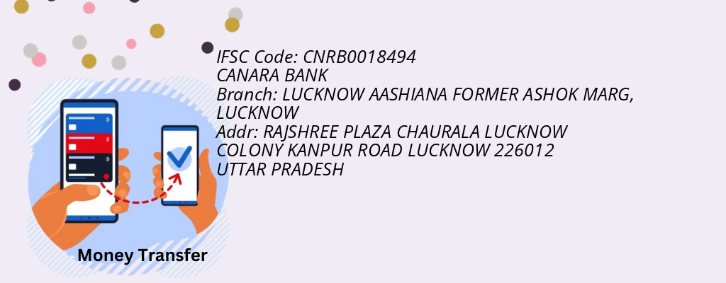 Find CANARA BANK IFSC Code LUCKNOW - LUCKNOW AASHIANA FORMER ASHOK MARG Branch Find CANARA BANK IFSC Code LUCKNOW - LUCKNOW AASHIANA FORMER ASHOK MARG Branch