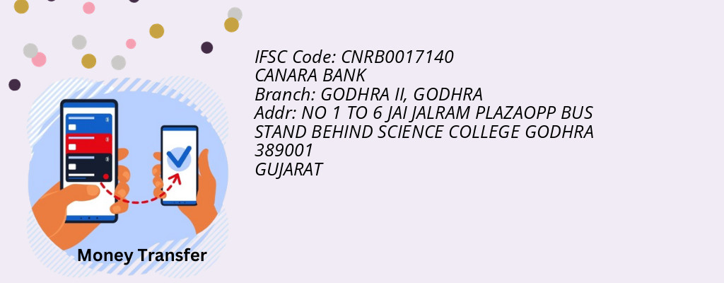 Find CANARA BANK IFSC Code GODHRA - GODHRA II Branch