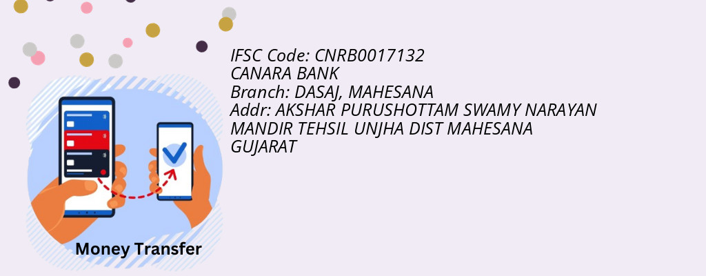 Find CANARA BANK IFSC Code MAHESANA - DASAJ Branch