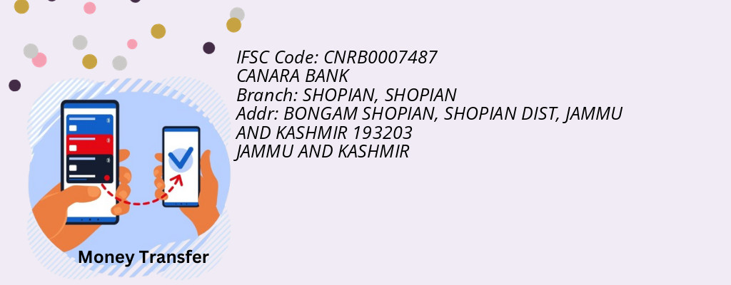 Find CANARA BANK IFSC Code SHOPIAN - SHOPIAN Branch Find CANARA BANK IFSC Code SHOPIAN - SHOPIAN Branch
