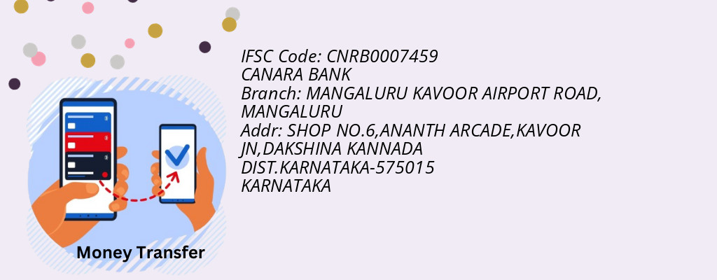 Find CANARA BANK IFSC Code MANGALURU - MANGALURU KAVOOR AIRPORT ROAD Branch