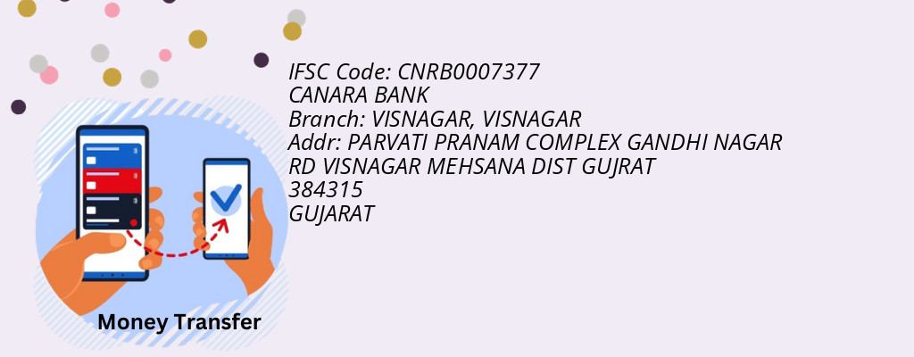 Find CANARA BANK IFSC Code VISNAGAR - VISNAGAR Branch