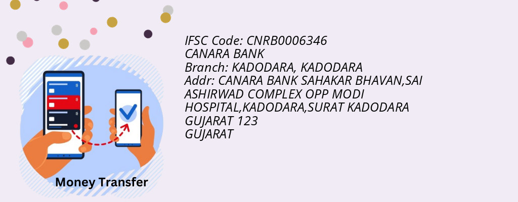 Find CANARA BANK IFSC Code KADODARA - KADODARA Branch