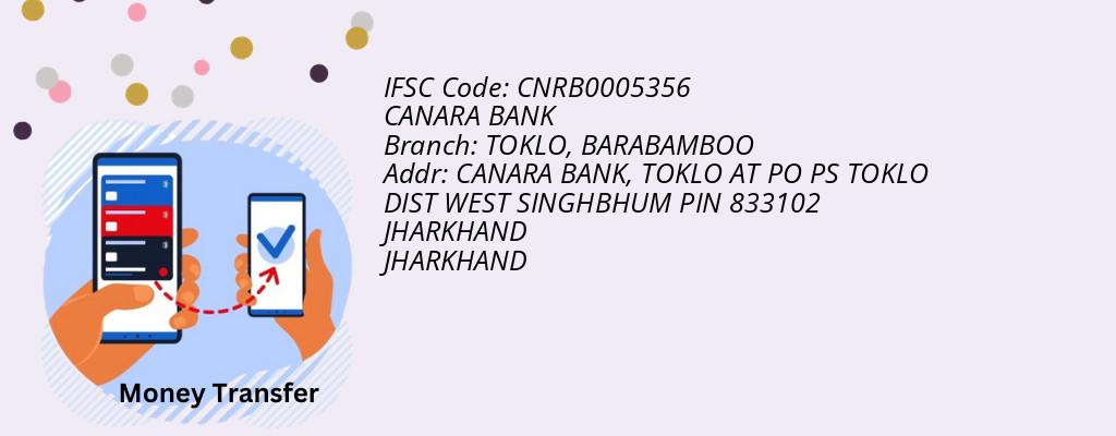 Find CANARA BANK IFSC Code BARABAMBOO - TOKLO Branch