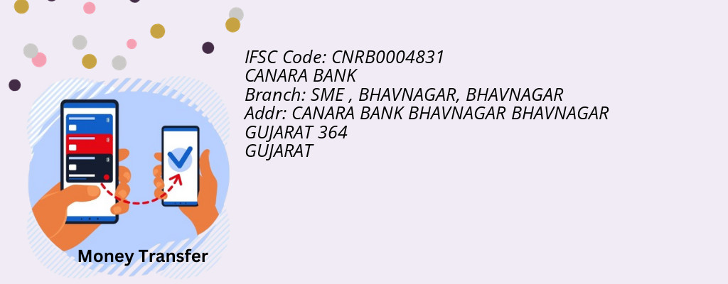 Find CANARA BANK IFSC Code BHAVNAGAR - SME , BHAVNAGAR Branch