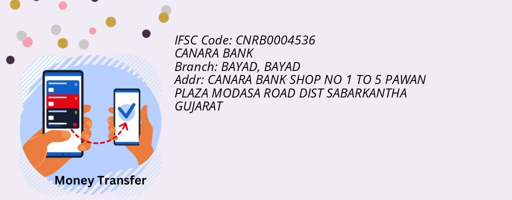 Find CANARA BANK IFSC Code BAYAD - BAYAD Branch