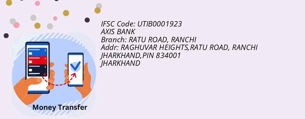 Find AXIS BANK IFSC Code RANCHI - RATU ROAD Branch