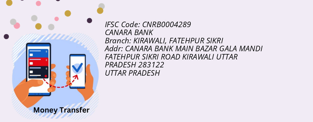 Find CANARA BANK IFSC Code FATEHPUR SIKRI - KIRAWALI Branch Find CANARA BANK IFSC Code FATEHPUR SIKRI - KIRAWALI Branch