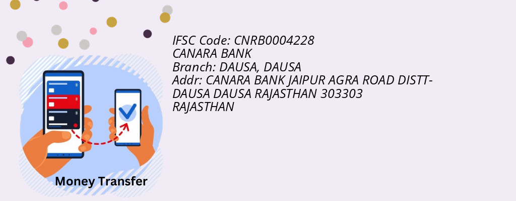 Find CANARA BANK IFSC Code DAUSA - DAUSA Branch Find CANARA BANK IFSC Code DAUSA - DAUSA Branch