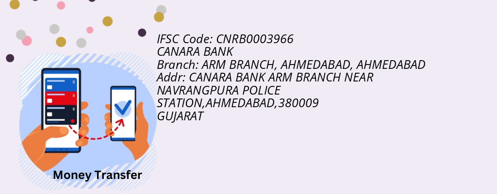 Find CANARA BANK IFSC Code AHMEDABAD - ARM BRANCH, AHMEDABAD Branch